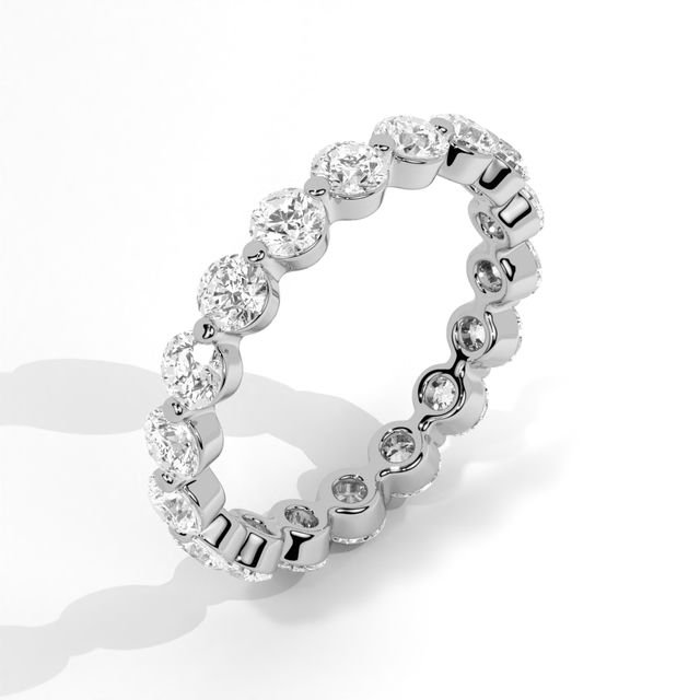 Classic Round Diamond Eternity Band