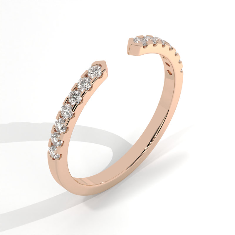 Sparkling Diamond Open Band Ring — view 1 of 1
