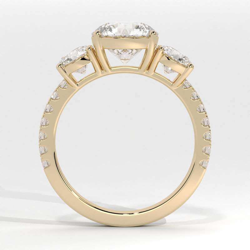 Timeless Three Stone Diamond Ring — view 1 of 4