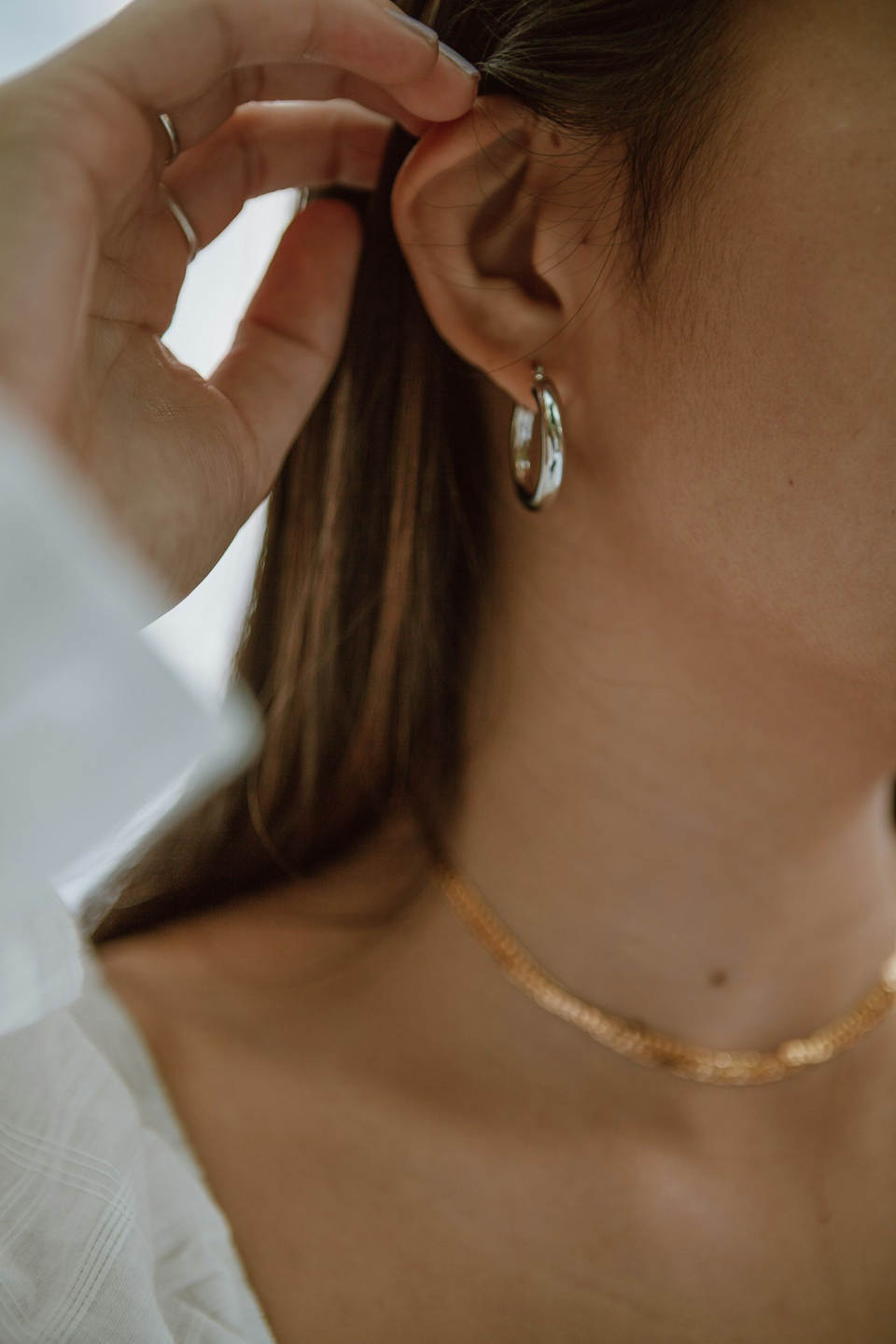 Saphir Drop Necklace — made to order